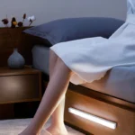 Motion sensor LED light bar for under cabinet mounting