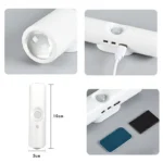 RGB motion sensor wall lamp with dual up-down beam
