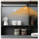 Wireless motion sensor LED under cabinet light with magnetic mount
