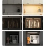 Wireless motion sensor LED under cabinet light with magnetic mount