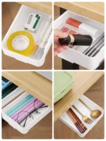 under desk storage drawer white black