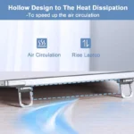 Portable adjustable laptop stand ergonomic cooling