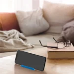 Colorful portable phone stand for hands-free smartphone viewing