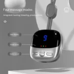 Portable TENS EMS neck massager pendant with digital display