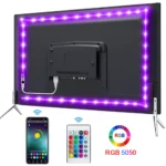 RGB LED strip light TV backlight with smart app control