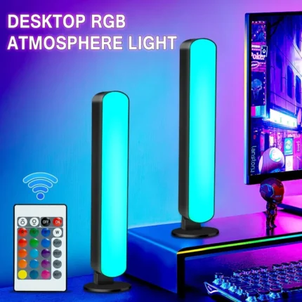 RGB smart light bars for gaming desk and TV backlighting