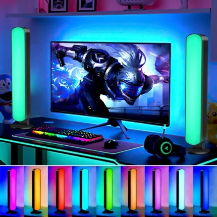 RGB smart light bars for gaming desk and TV backlighting