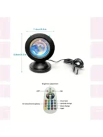 RGB Sunset Projection Lamp with 16 Colors and Remote Control