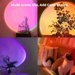RGB Sunset Projection Lamp with 16 Colors and Remote Control