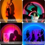 RGB Sunset Projection Lamp with 16 Colors and Remote Control