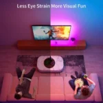 RGB LED TV backlight strip with music sync remote control