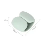 Flexible silicone cable organizer ties for USB and headphone cords
