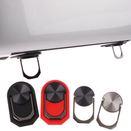 Foldable phone ring holder, laptop kickstand, multi-angle device stand