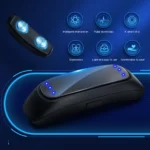 Smart Anti Snoring Device with AI sensors and ear straps.