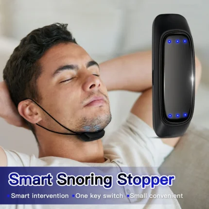Smart anti snoring device wearable with AI pulse technology