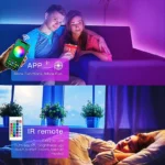 RGB LED strip lights for TV backlighting and smart home decor