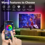 RGB LED strip lights for TV backlighting and smart home decor