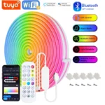 Flexible RGB neon rope light with smart app control