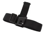 Smartphone POV head mount strap for hands-free vlogging.