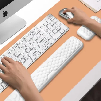 Ergonomic memory foam wrist rests for keyboard and mouse