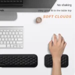 Ergonomic memory foam wrist rests for keyboard and mouse