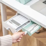 Under-desk organizer drawers for stationery and office supplies