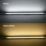 Touchless LED under cabinet light bar with hand sweep sensor
