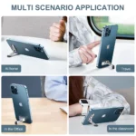Ultra-thin adjustable metal kickstand for phone and tablet