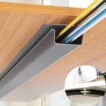 Under Desk Cable Management Channel Organizer
