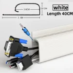 Under Desk Cable Management Channel Organizer