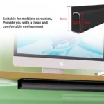 Under-desk cable management channel with self-adhesive backing.