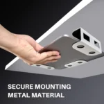 Under-desk device mount and vertical laptop stand organizer