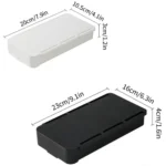 Self-adhesive under desk pull-out drawer for hidden storage