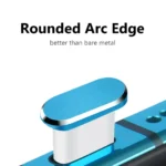 USB-C metal dust plug for phone and laptop ports