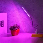 Flexible USB LED grow light for indoor succulent plant care