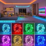 USB RGB LED strip lights with smartphone app control
