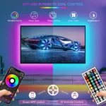 USB RGB LED strip lights with smartphone app control