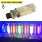 Multi-color USB atmosphere light with retro ceramic LED filament
