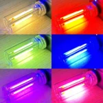 Multi-color USB atmosphere light with retro ceramic LED filament