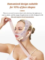 V-Line lifting mask strap for double chin reduction and jawline contouring