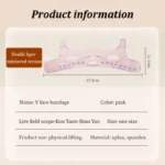 V-Line lifting mask strap for double chin reduction and jawline contouring