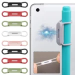 Versatile magnetic organizer clip holding cable on non-metal surface