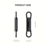 Versatile magnetic organizer clip holding cable on non-metal surface