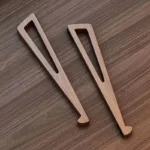 Wooden ergonomic laptop stand with 12 degree tilt for MacBook