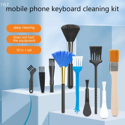 10-in-1 electronic cleaning brush set for keyboards and gadgets