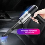 Cordless handheld car vacuum with 12000Pa suction for detail cleaning