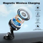 15W magnetic wireless car charger dashboard mount