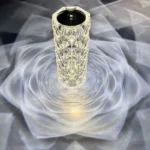 16-color RGB crystal rose diamond table lamp