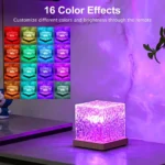 16 Color Water Ripple Crystal Cube Projector Lamp