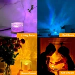 16 Color Water Ripple Crystal Cube Projector Lamp